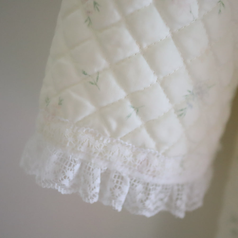 ANIGIGPUDDING COAT LONG WHITE