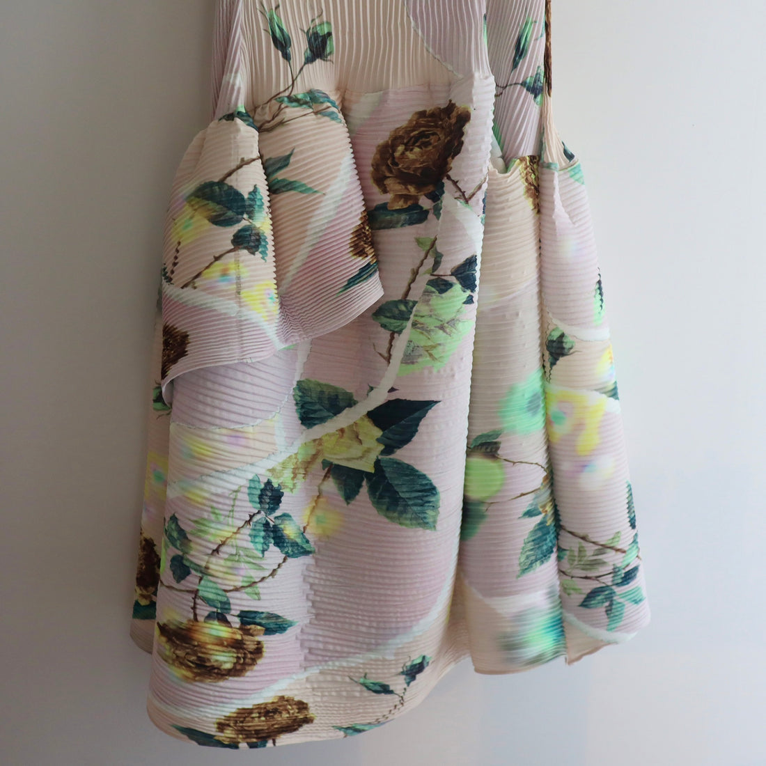 JULIA HEUER  MAYA HANDPLEATED DRESS IN EDWARD