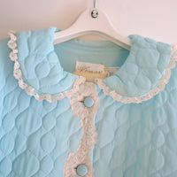 ANIGIG  PUDDING COAT LONG LIGHT BLUE