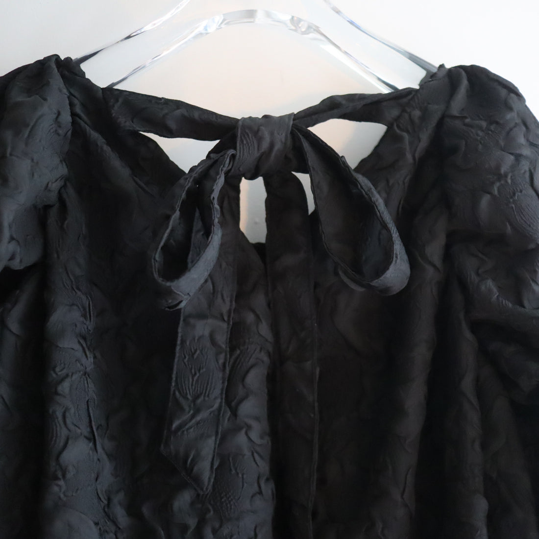 ANIGIG  LILY DRESS JACQUARD BLACK