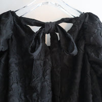 ANIGIG  LILY DRESS JACQUARD BLACK