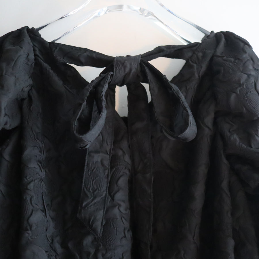 ANIGIGLILY DRESS JACQUARD BLACK