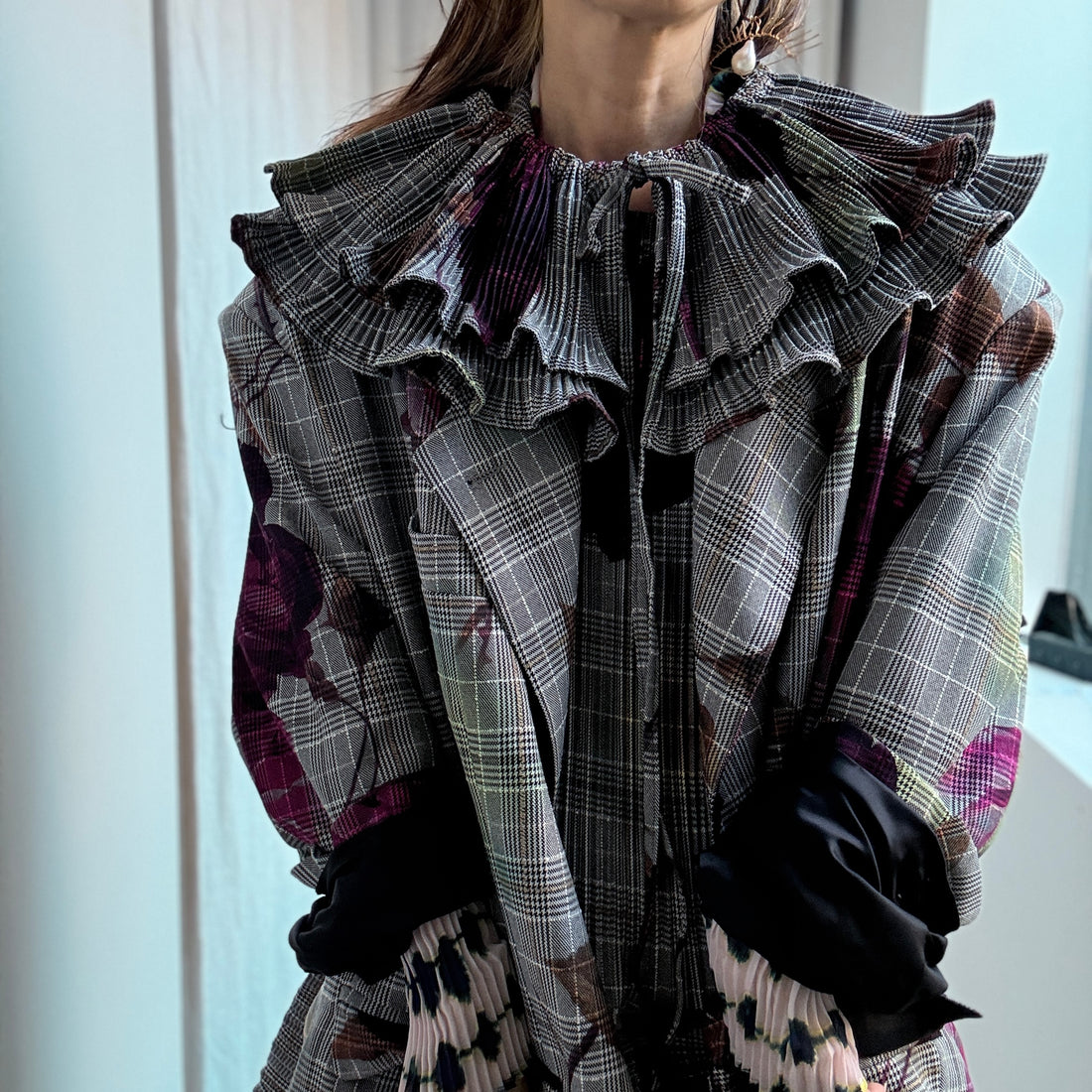 JULIA HEUER  ARNOLD JACKET IN ROSALIND BORDEAUX