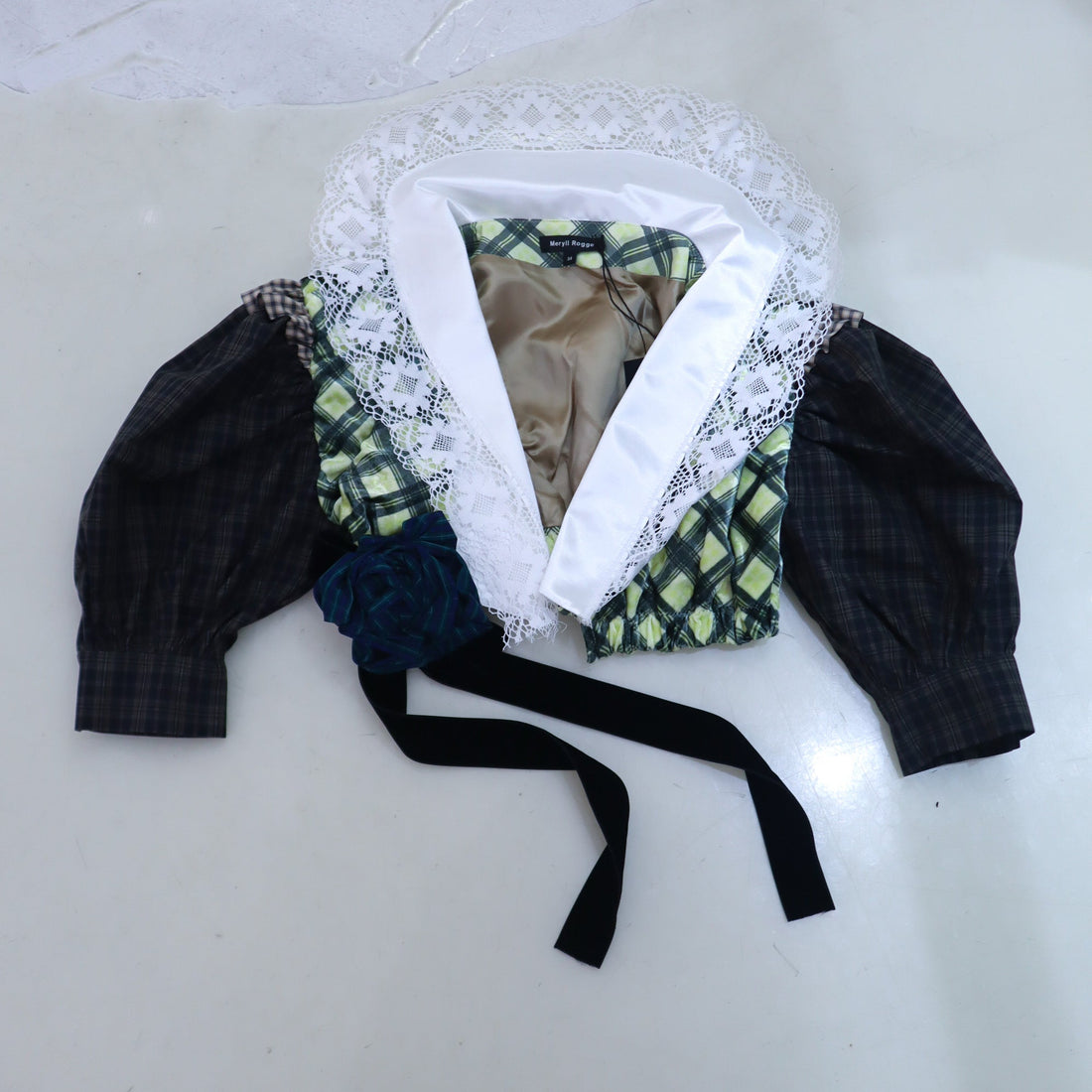 MERYLL ROGGE  MICRO RUFFLE TOP