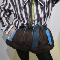 MERYLL ROGGE  QUILTED TRACK SHORTS