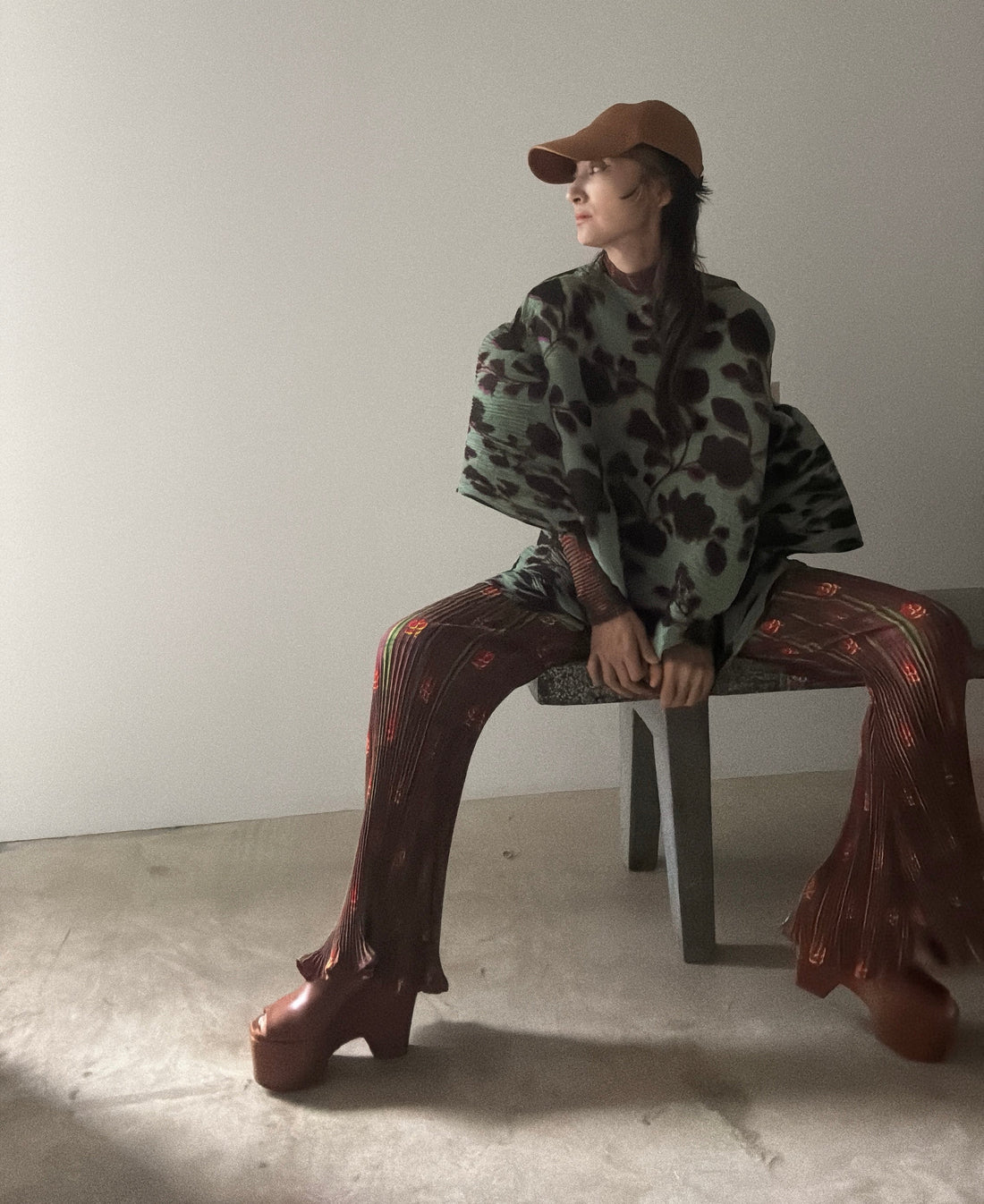 ＜EXCLUSIVE＞JULIA HEUER  ROSE FLARE TROUSERS IN EARTHY ROMAN
