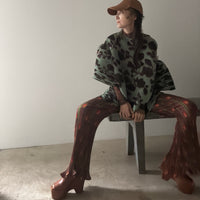＜EXCLUSIVE＞JULIA HEUER  ROSE FLARE TROUSERS IN EARTHY ROMAN