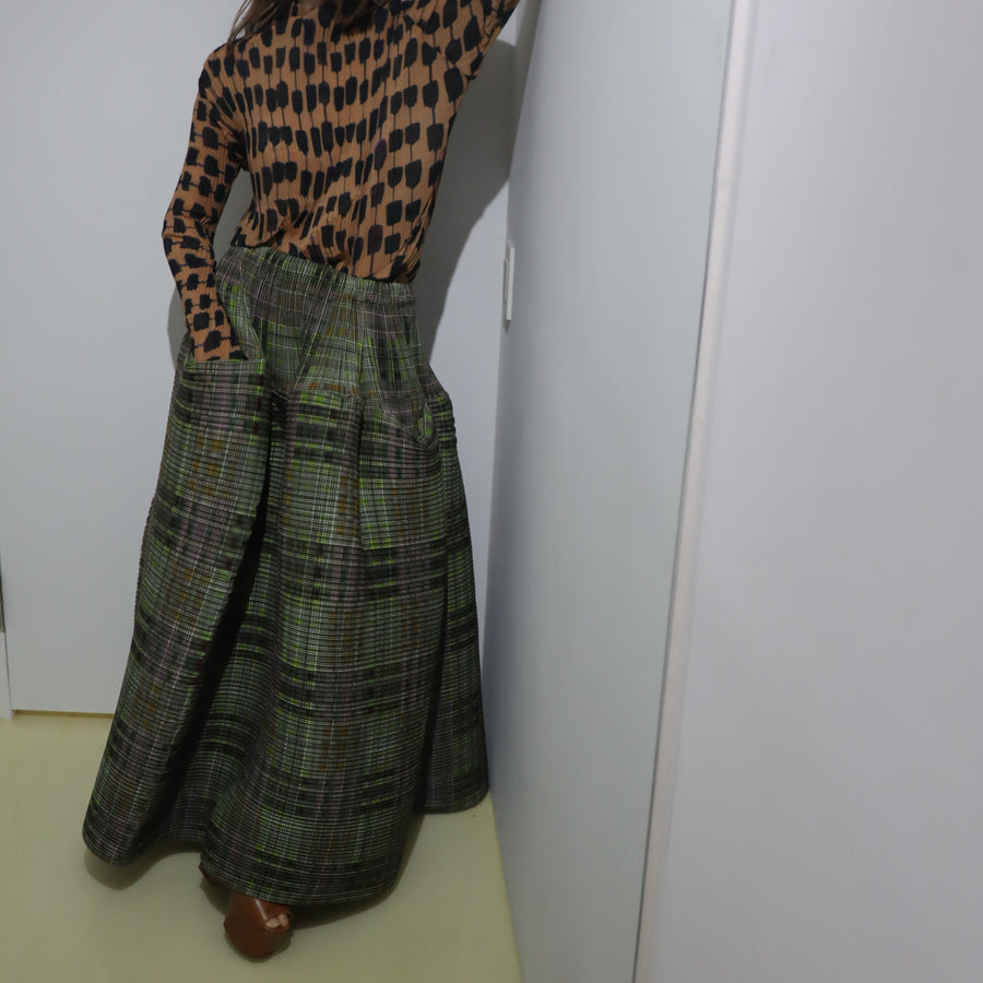 JULIA HEUERKENZA PLEATED SKIRT IN RADOMIR