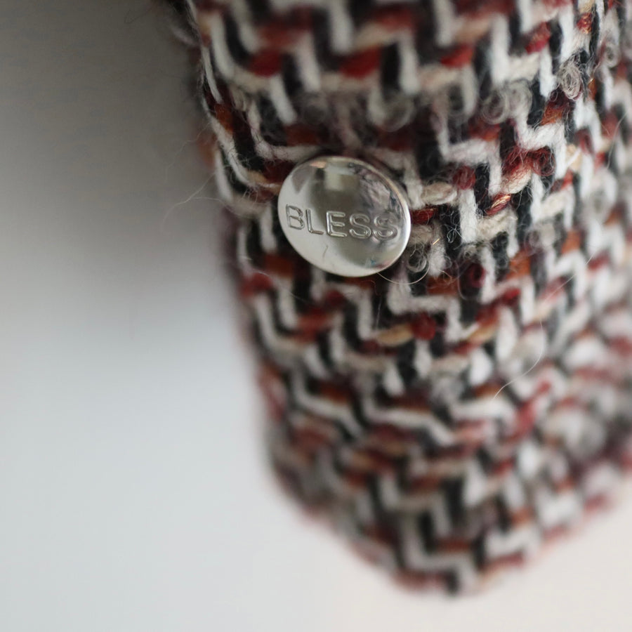 BLESSWORKJACKET LL815 BLACK WHITE RED