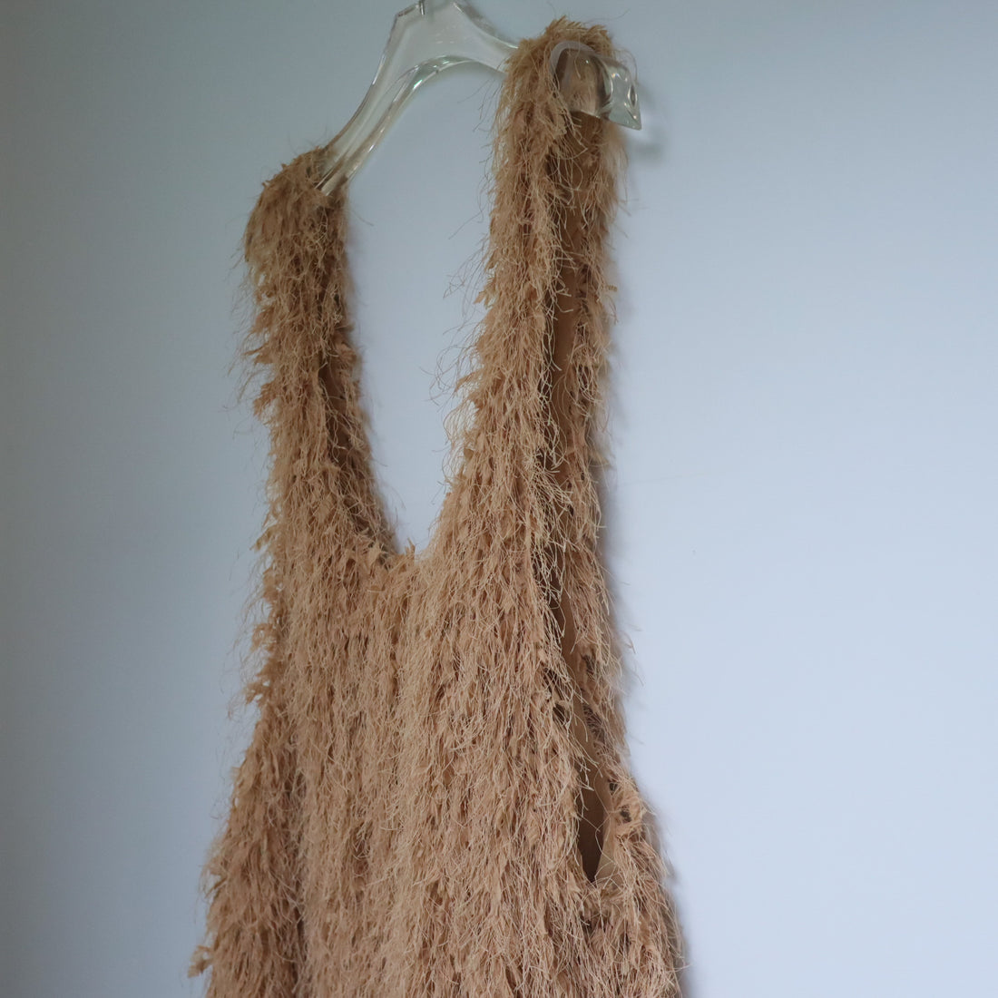 ANIGIG  LAZY DAY FEATHER LONG DRESS