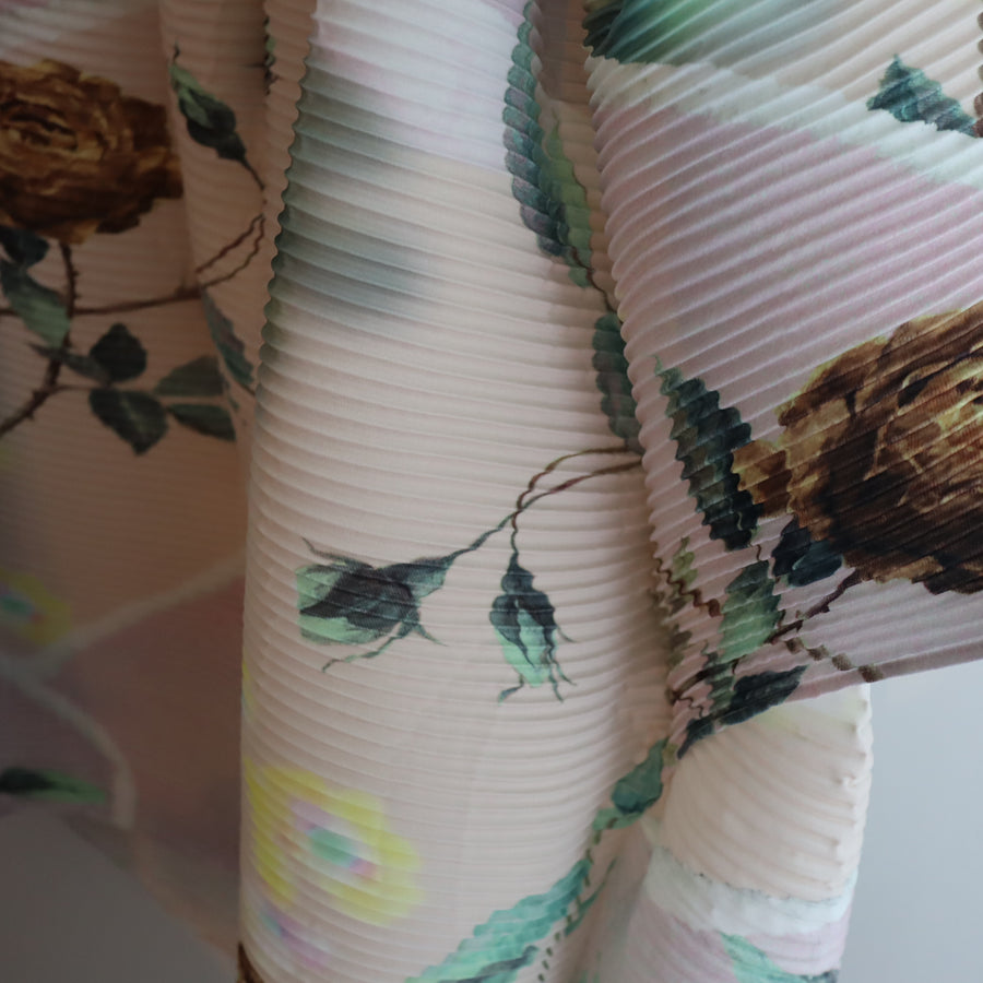 JULIA HEUERMAYA HANDPLEATED DRESS IN EDWARD