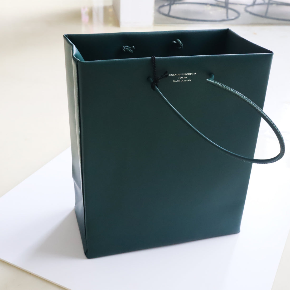 UNKNOWN PRODUCTS  LEATHER PAPER BAG