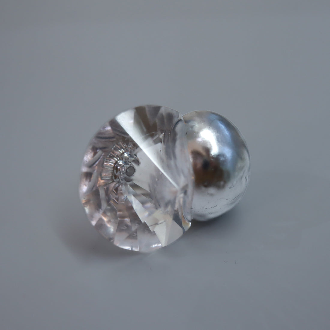 IMAGO  ALUMINUM RING CRYSTAL QUARTZ