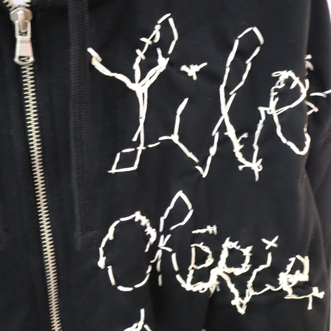 VAVA DUDU  EMBROIDERY HOODIE BLACK