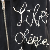 VAVA DUDU  EMBROIDERY HOODIE BLACK