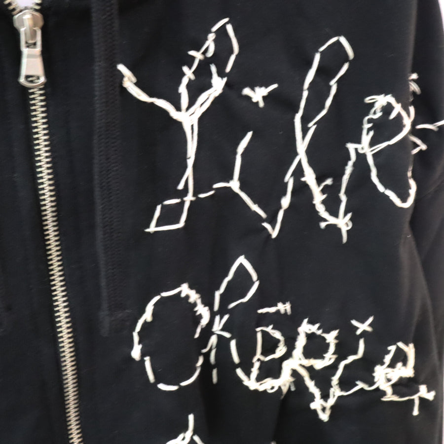 VAVA DUDU EMBROIDERY HOODIE BLACK – GIGINA