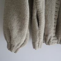 SOFIO GONGLI  FLOWER KNIT CARDIGAN