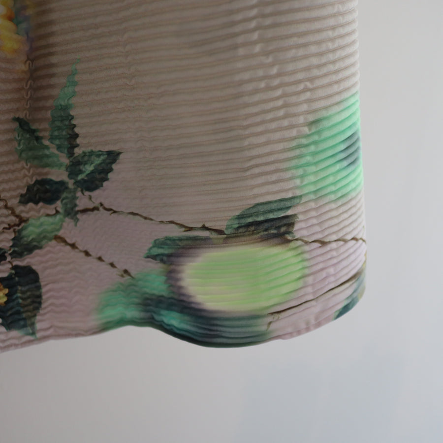 JULIA HEUERKENZA HAND PLEATED SKIRT IN EDWARD PINK