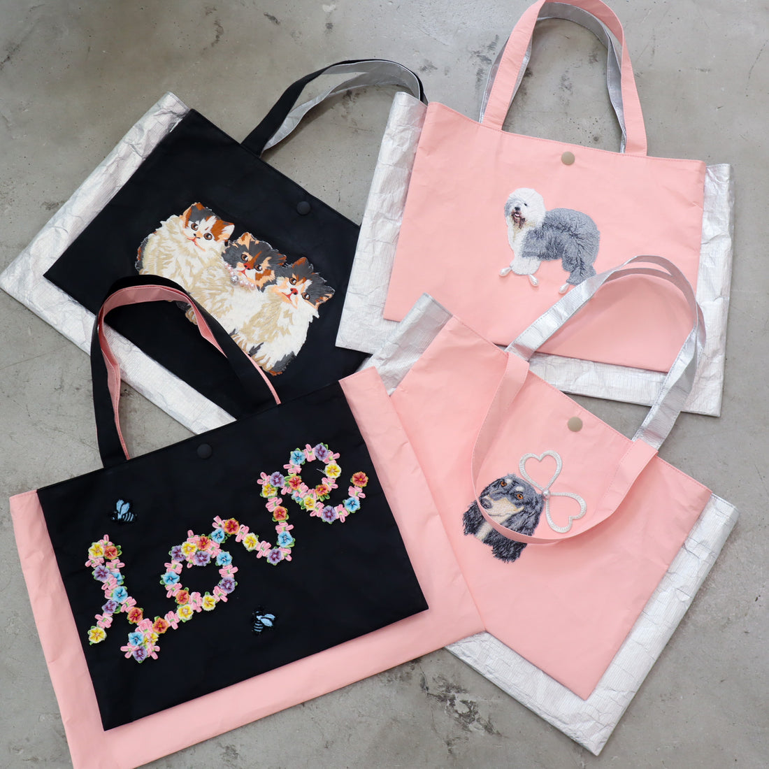 ANIGIG  DECOR DOUBLE TOTE BAG
