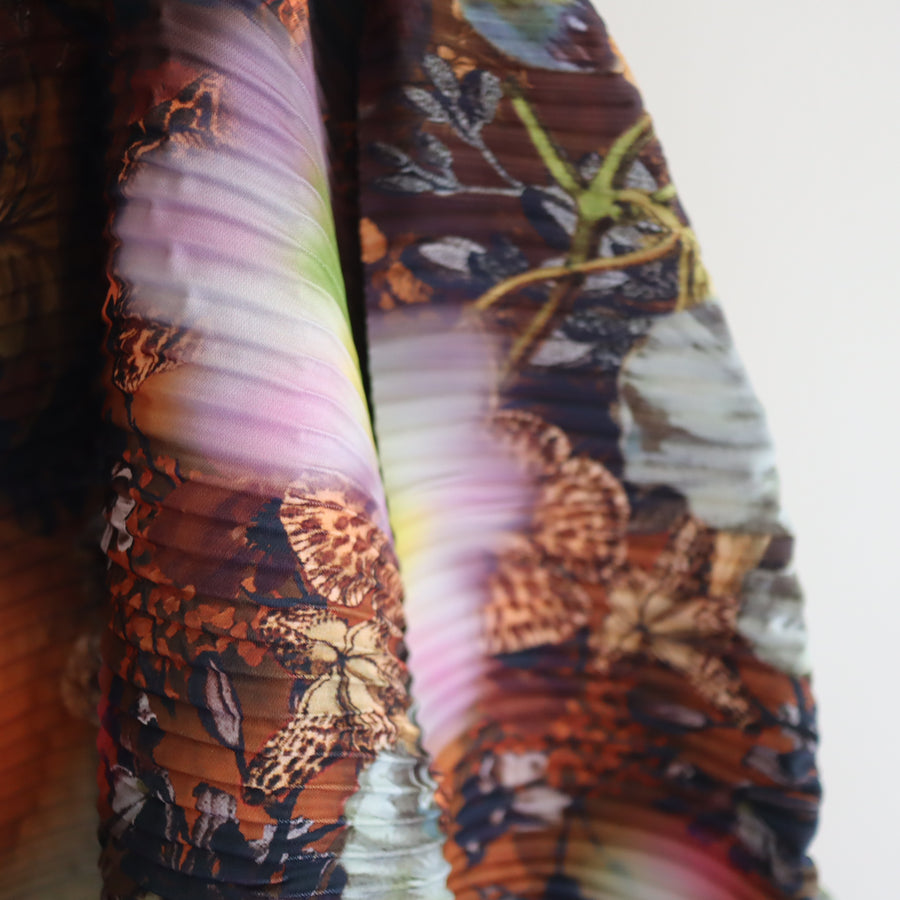 JULIA HEUERJOHAN HANDPLEATED COAT IN NOLA