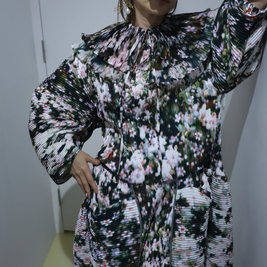 JULIA HEUERPOLLUX HANDPLEATED TOP IN HOLLE