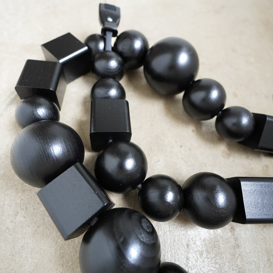 BLESSCABLE JEWELRY WOOD BLACK 2M