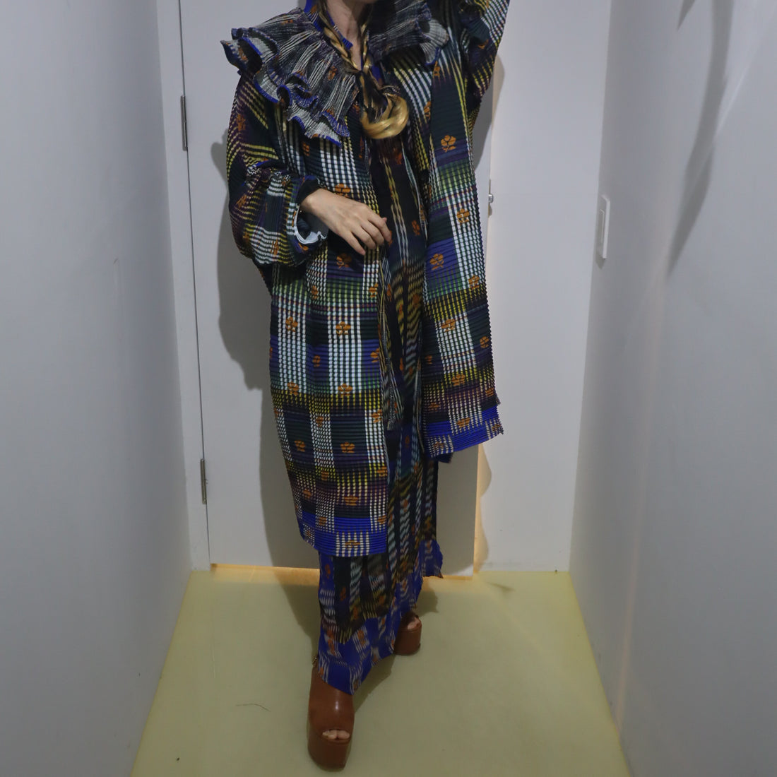 ＜EXCLUSIVE＞JULIA HEUER  JOHAN HANDPLEATED COAT IN HELGE