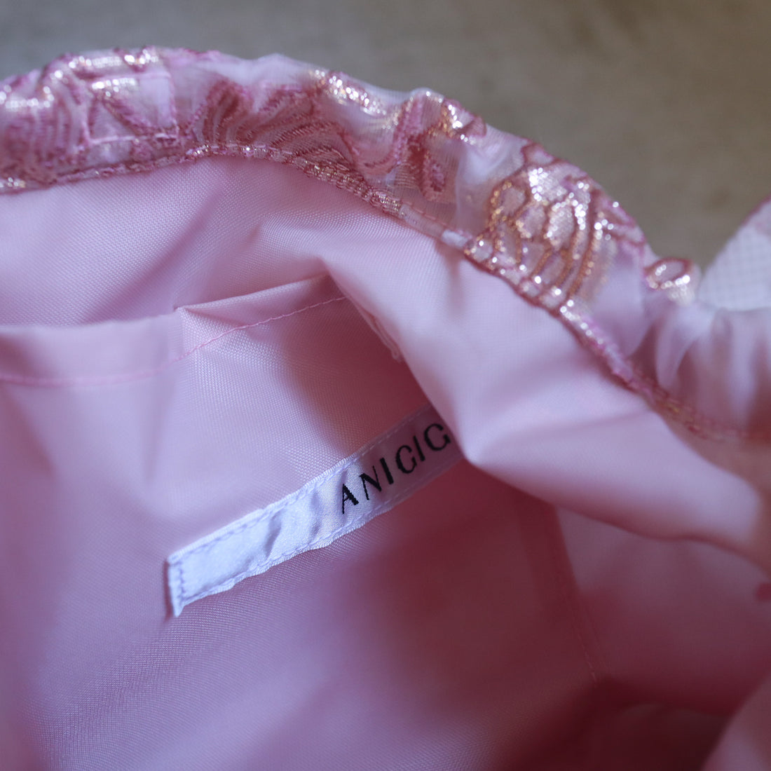 【受注生産】ANIGIG  GATHERED SHOULDER BAG