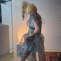 JULIA HEUER  HANDPLEATED THEKLA DRESS