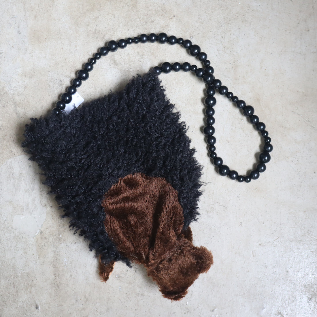ANIGIG  ANIMAL FLUFFY SHOULDER BAG"BEAR"