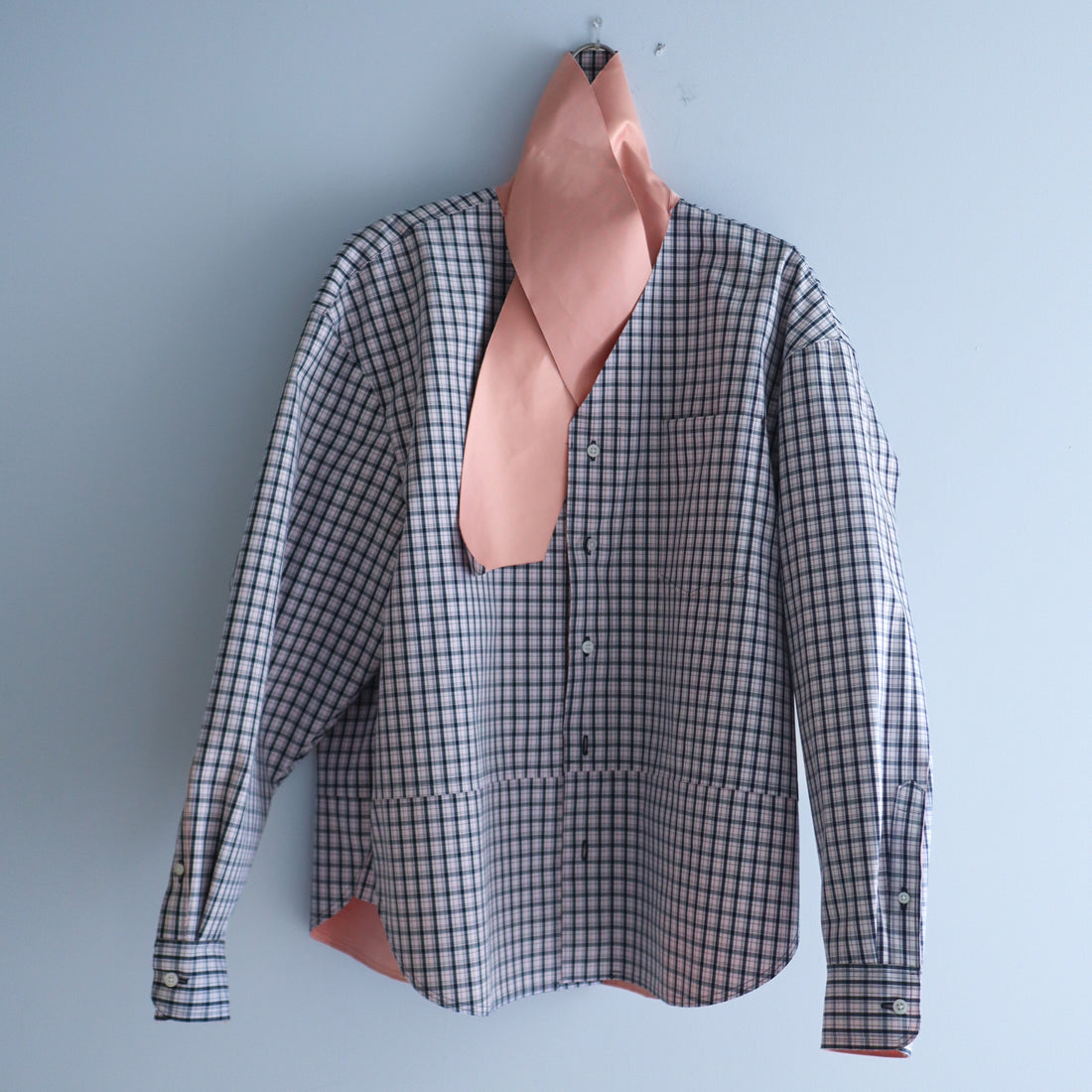 MERYLL ROGGE  BOULE SHIRT W/COLLAR TIE
