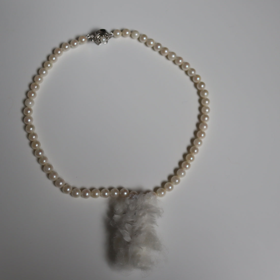 MINITURE FLUFFY BEAR ”WHITE”