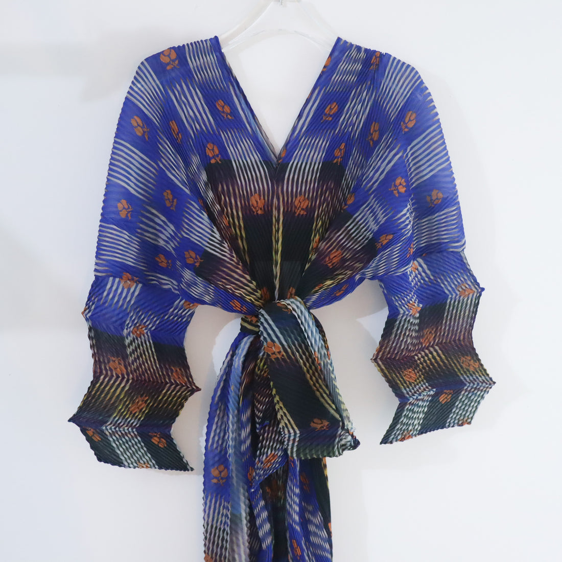 JULIA HEUER  SUE HANDPLEATED KAFTAN IN DARK HELGE
