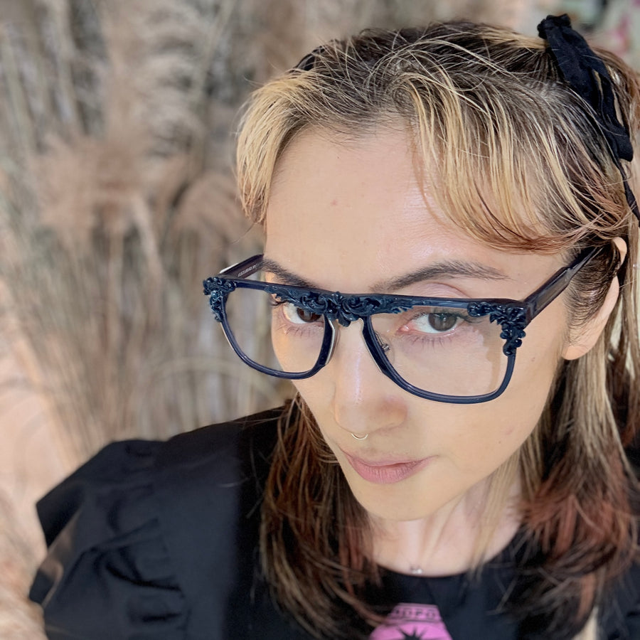 ANIGIGMOLDING GLASSES NAVY