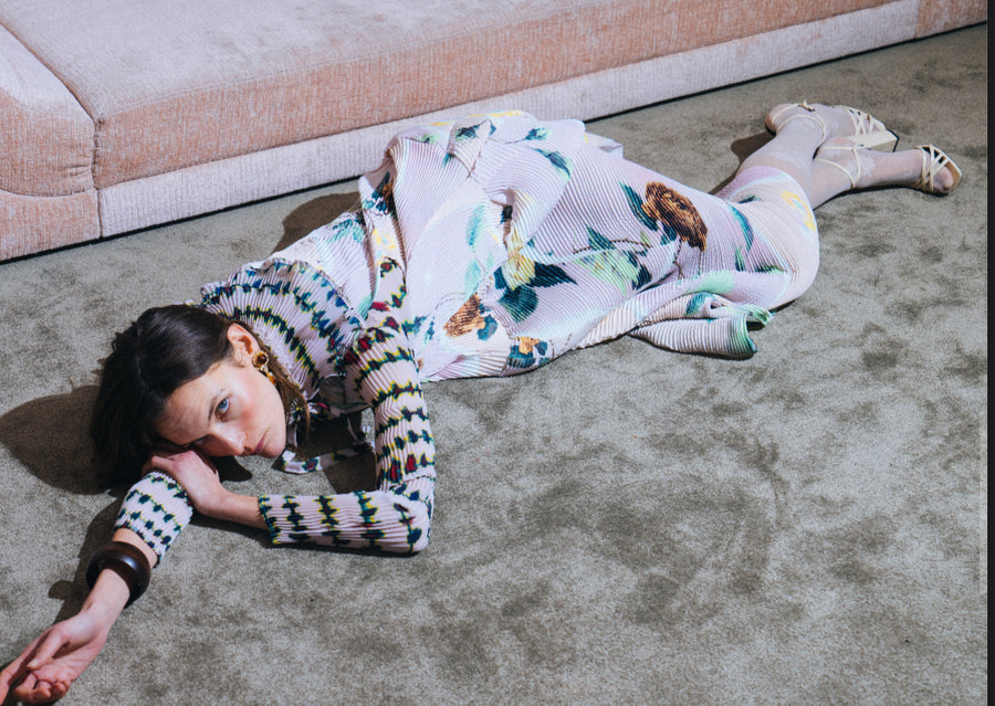 JULIA HEUERWINNE PLEATED COLLAR IN DAX