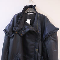 MIKIOSAKABE  FRILLED JACKET BLACK