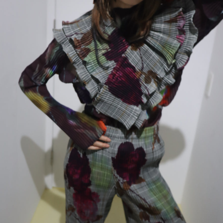 JULIA HEUERJACK PLEATED TROUSERS IN ROSALIND