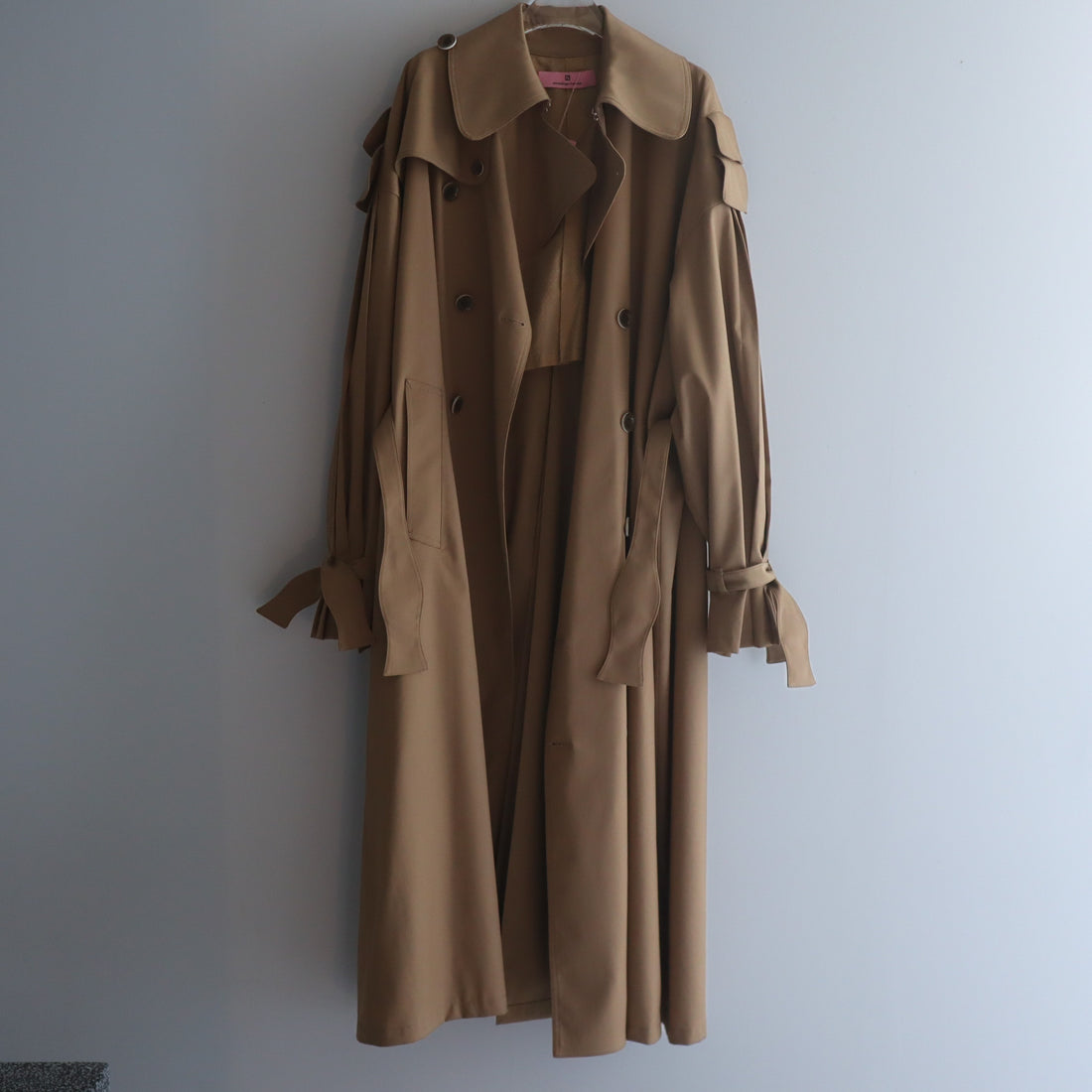 ANREALAGE HOMME   PANEL PATCHWORK TRENCH COAT