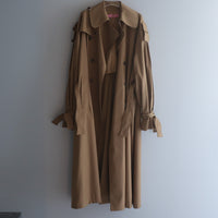 ANREALAGE HOMME   PANEL PATCHWORK TRENCH COAT