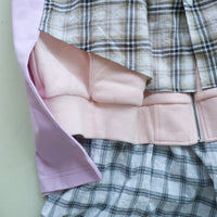 MIKIOSAKEBE  LAYERED PANTS WHITE-BEIGE