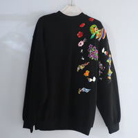 LOU DE BÈTOLY  EMBROIDERED SWEATSHIRT