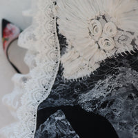 HANA YAGI  BLACK LACE  DRESS