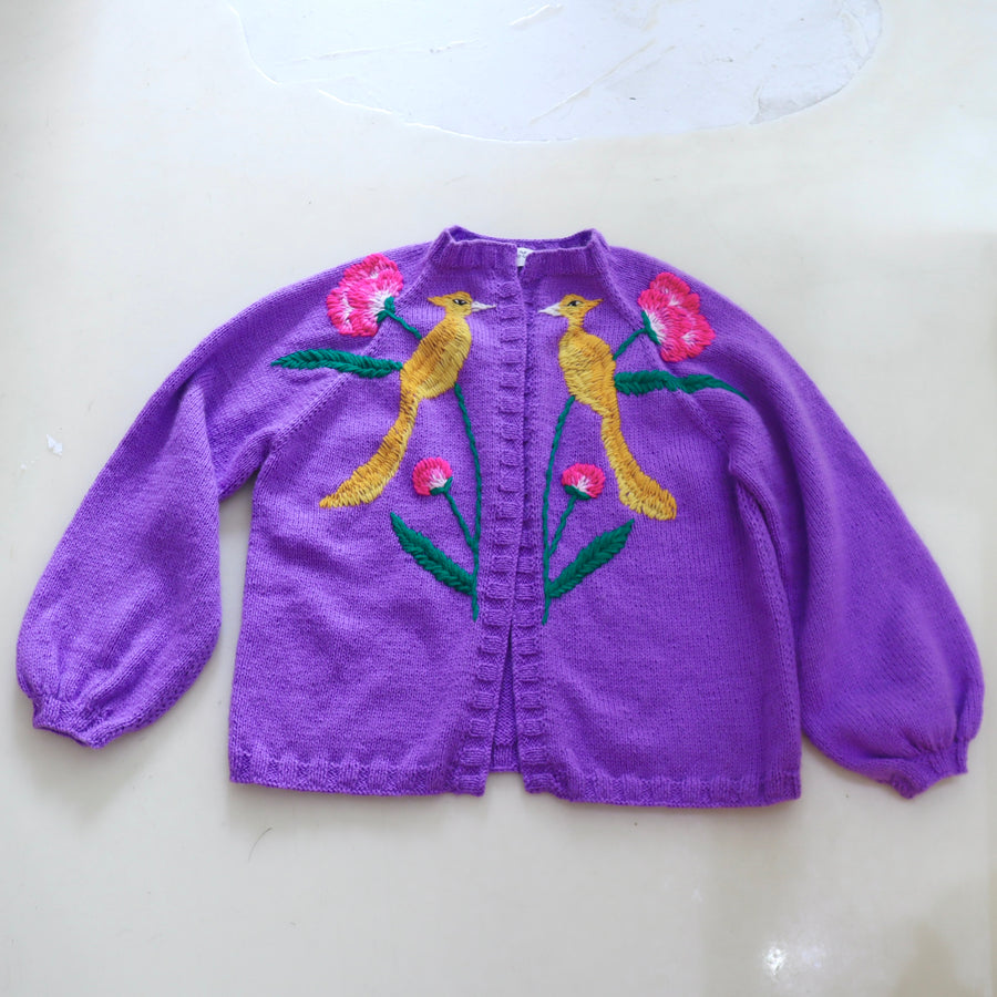 SOFIO GONGLIKNIT CARDIGAN LILAC