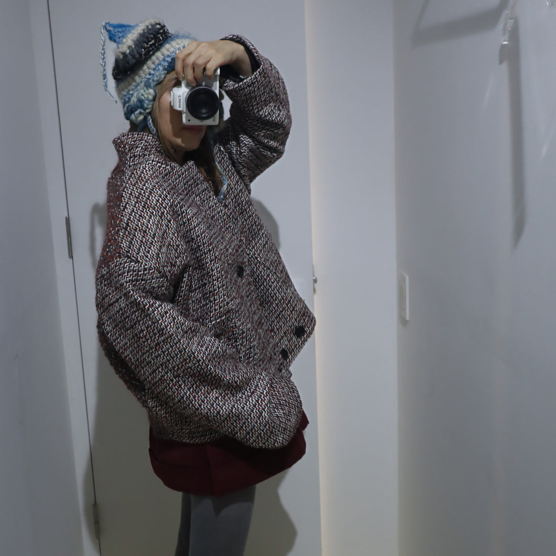 BLESS  WORKJACKET LL815 BLACK WHITE RED