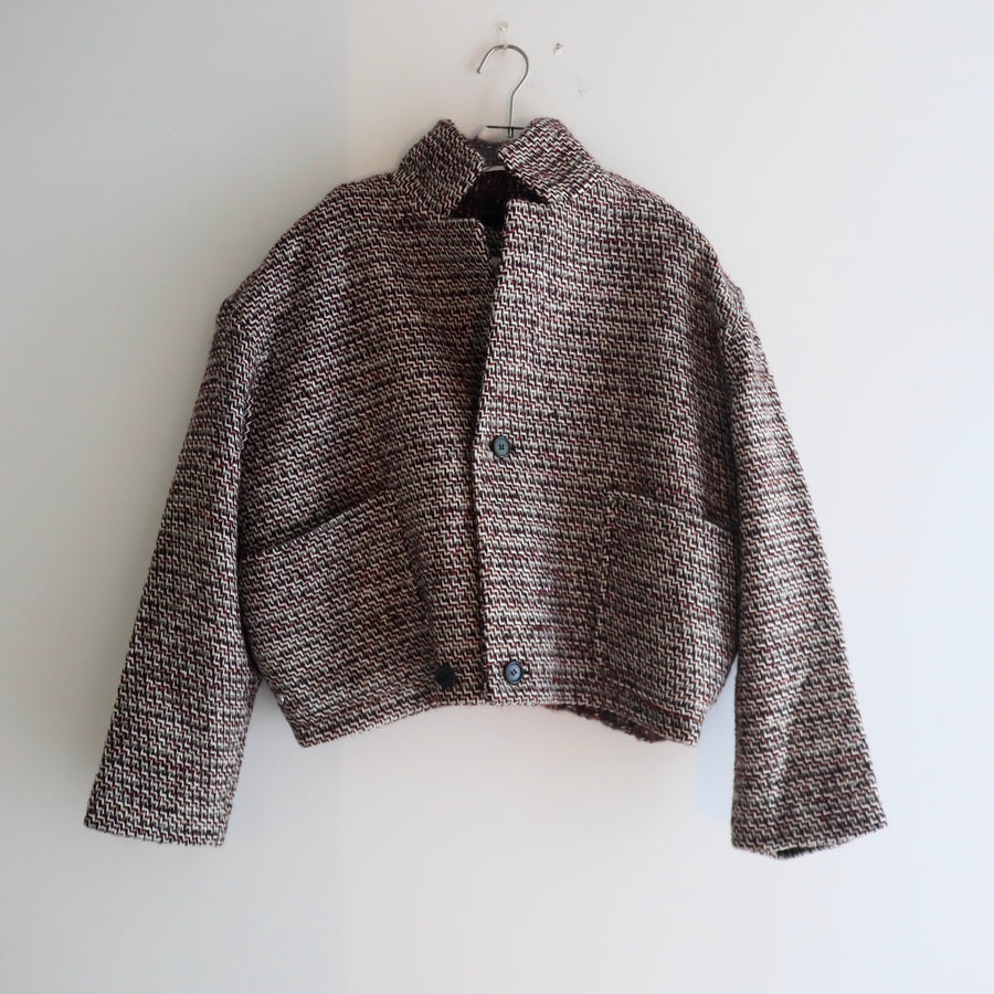 BLESSWORKJACKET LL815 BLACK WHITE RED