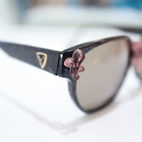 ANIGIG  MOLDING GLASSES MARBLE×MAUVE PINK