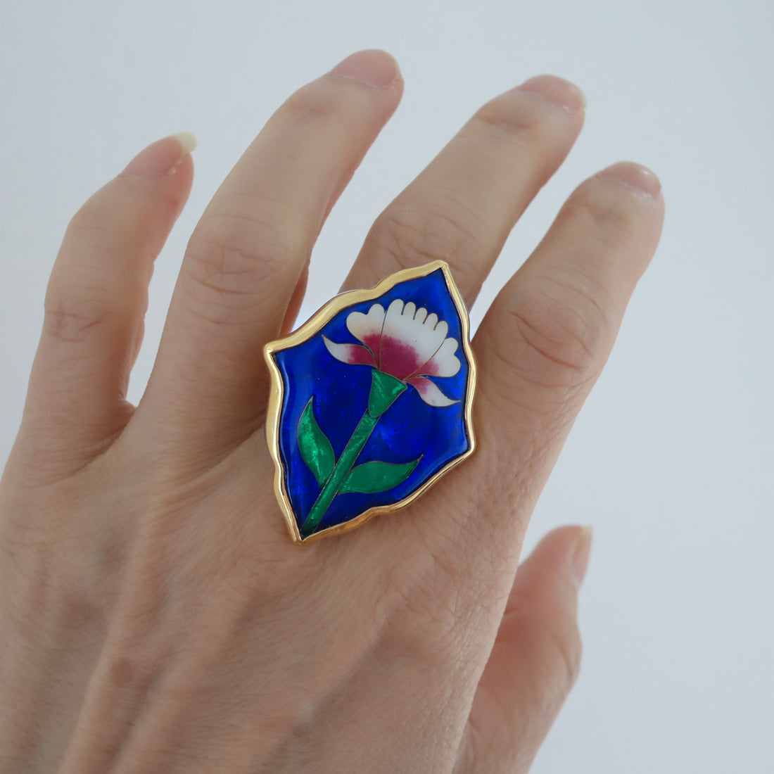 SOFIO GONGLI  RING "FLOWER"