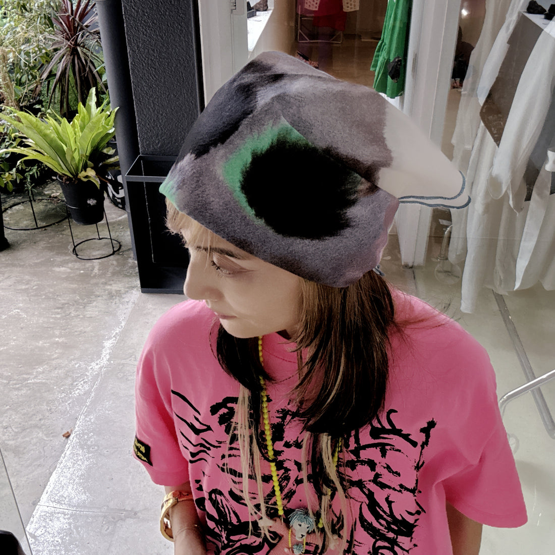 WILD ANIMALS  CAT FACE BANDANA