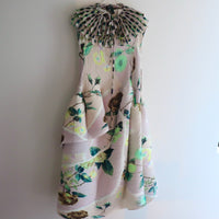 JULIA HEUER  MAYA HANDPLEATED DRESS IN EDWARD