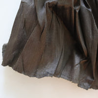 NONG RAK  WRAP SNAP PLEATED CONTRAST SKIRT